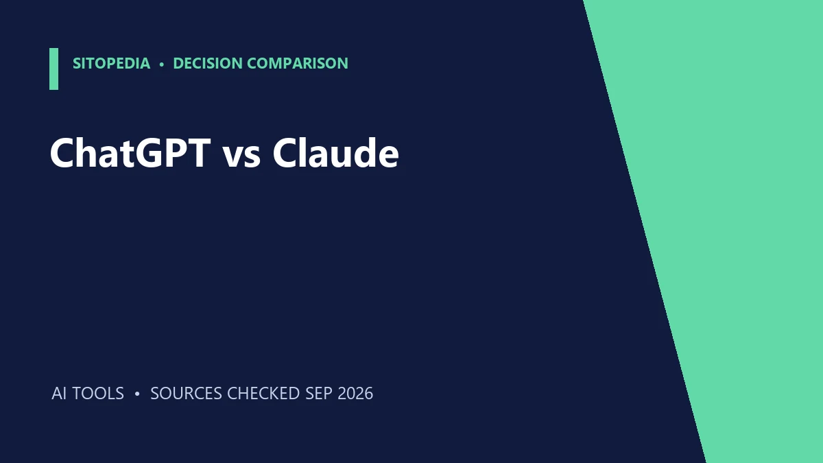 ChatGPT vs Claude: Which AI Workspace Fits Your Work? researched comparison