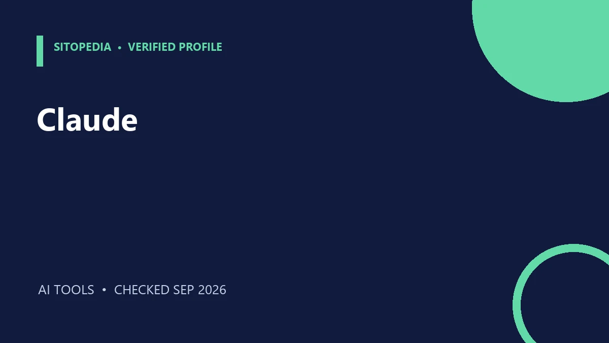 Claude researched product profile